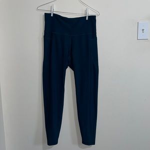 Old navy leggings. Size large. Dark turquoise.